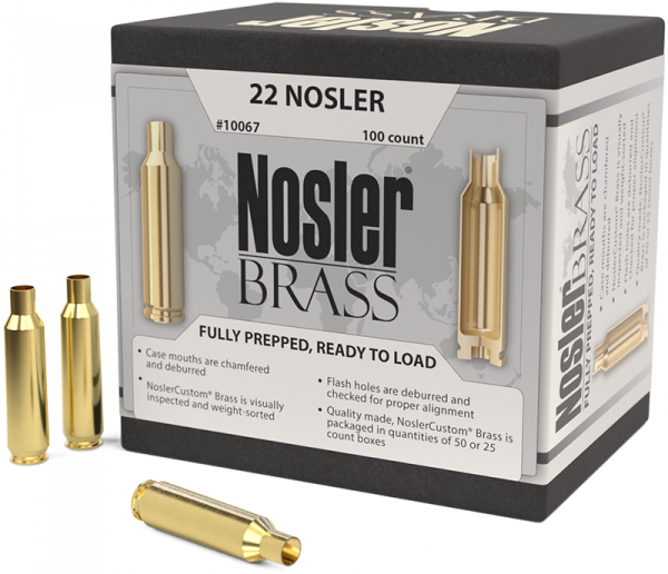 Nosler Premium Brass .22 Nosler Langwaffen Hülsen