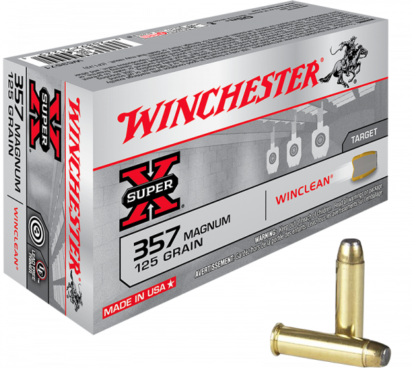 Winchester Super X .357 Mag JSP 125 grs Pistolenpatronen