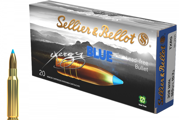 Sellier & Bellot eXergy Blue .308 Win TXRG 165 grs Büchsenpatronen
