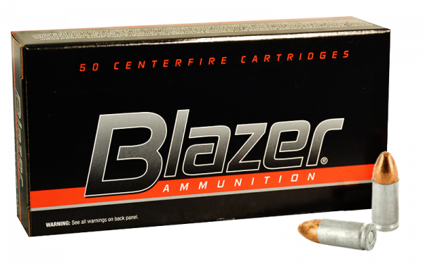 Blazer Standard 9mm Luger (9x19) FMJ 115grs Pistolenpatronen