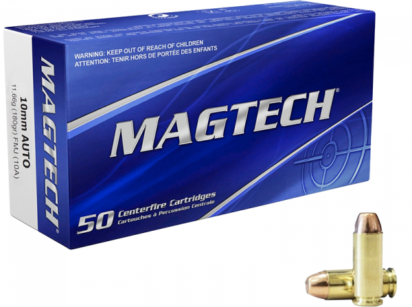 Magtech Standard 10mm Auto FMJ 180 grs Pistolenpatronen