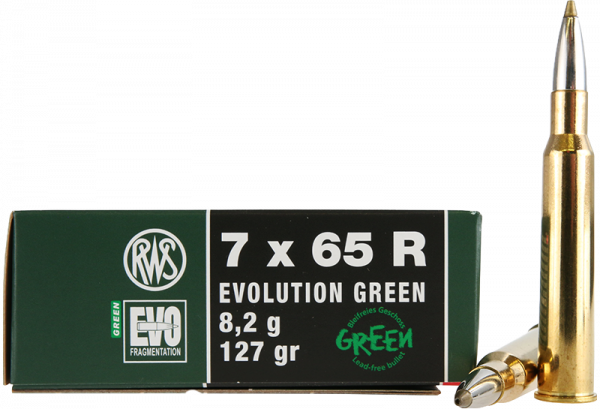 RWS Evolution Green 7x65 R EVO Green 127 grs Büchsenpatronen