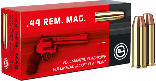 Geco Standard .44 Rem Mag FMJ Flat 230 grs Revolverpatronen