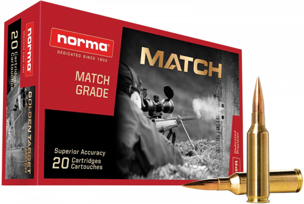 Norma Golden Target 6,5mm PRC Norma GTX 143 grs Büchsenpatronen
