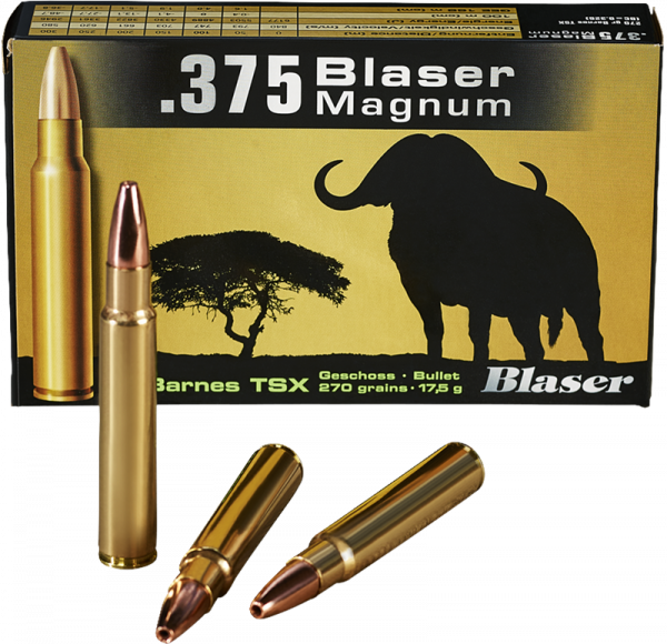 Blaser Magnum .375 Blaser Mag  Barnes TSX 270 grs Büchsenpatronen