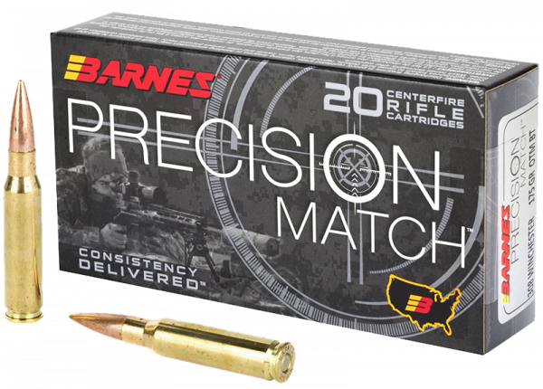 Barnes Precision Match .308 Win OTM 175 grs Büchsenpatronen