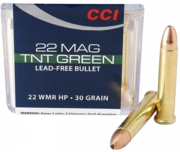 CCI TNT Green .22 Win Mag HP 30 grs Kleinkaliberpatronen