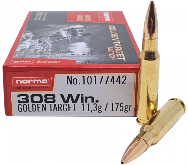 Norma Golden Target .308 Win Norma GTX 175 grs Büchsenpatronen