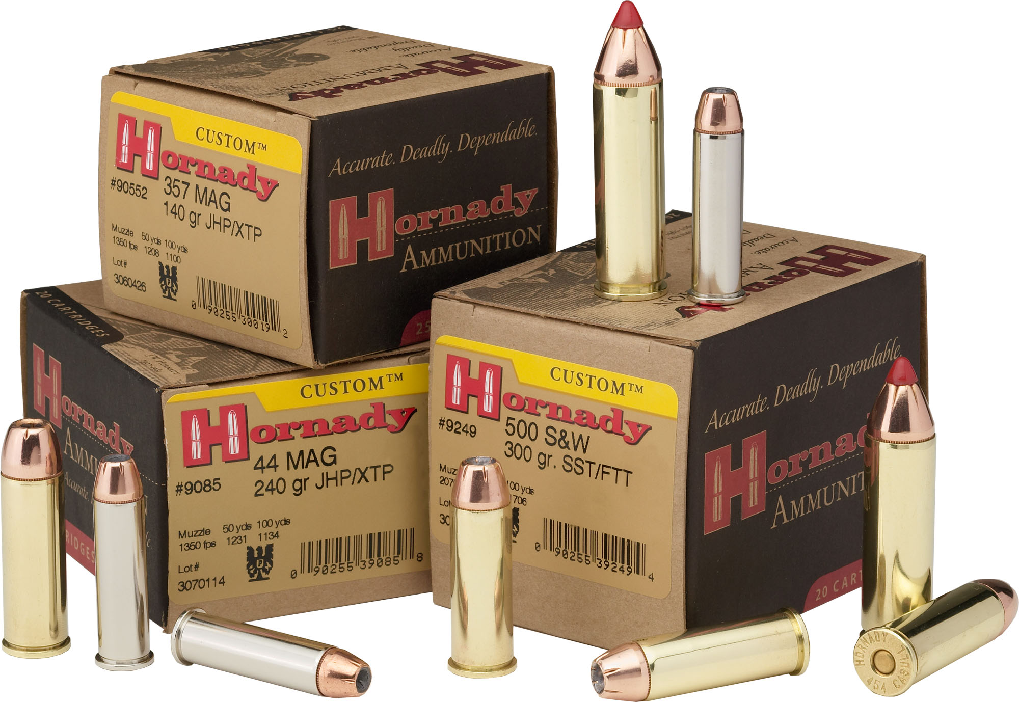 Hornady .500 S&W 19,44g - 300grs Hornady FTX Revolvermunition | Arms24.com