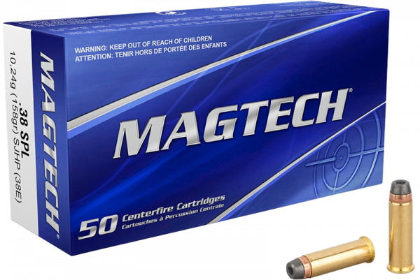 Magtech Standard .38 Special SJHP 158 grs Revolverpatronen