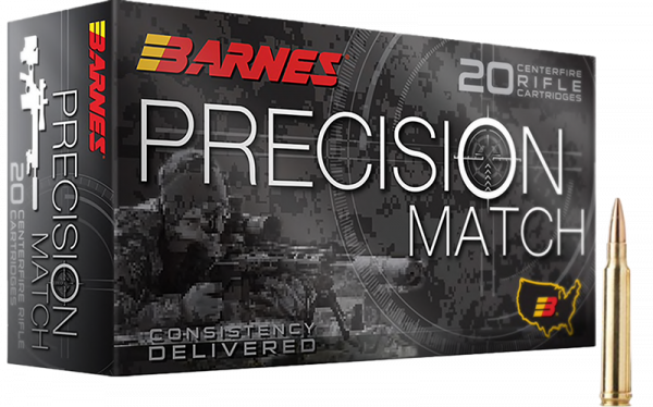 Barnes Precision Match .223 Rem OTM 77 gas Büchsenpatronen