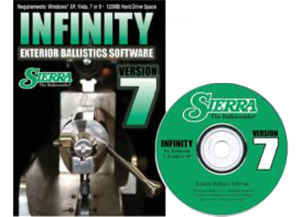 Sierra Sierra Infinity Exterior Ballistic Software and Reloading Manual CD-Rom