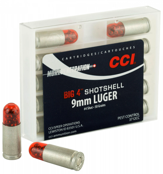 CCI Shotshell 9mm Luger (9x19) CCI Bleischrot Nr.4 45 grs Pistolenpatronen