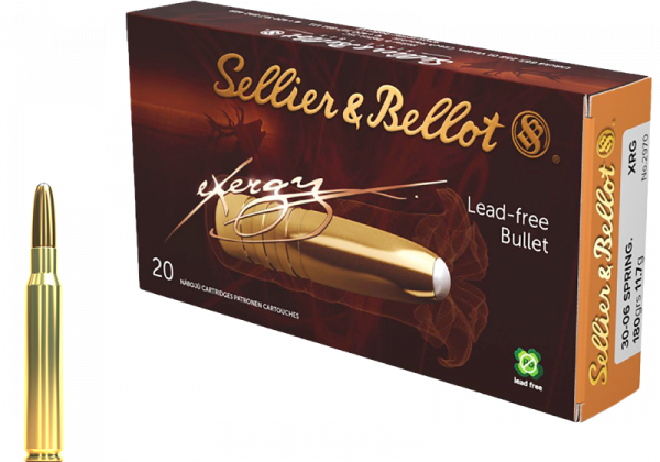 Sellier & Bellot eXergy .30-06 Springfield XRG 180 grs Büchsenpatronen