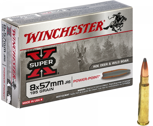 Winchester Super X 8x57 IRS Winchester Power Point 195 grs Büchsenpatronen