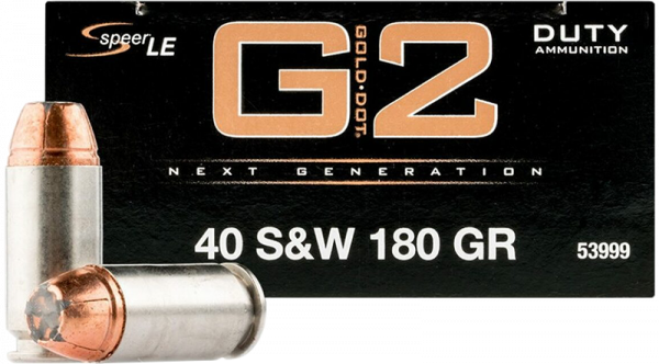 Speer LE Gold Dot G2 Duty .40 S&W Speer Gold Dot G2 180 grs Pistolenpatronen 2