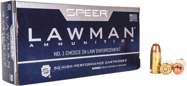 Speer LE Lawman Clean-Fire .45 ACP TFMJ 230 grs Pistolenpatronen