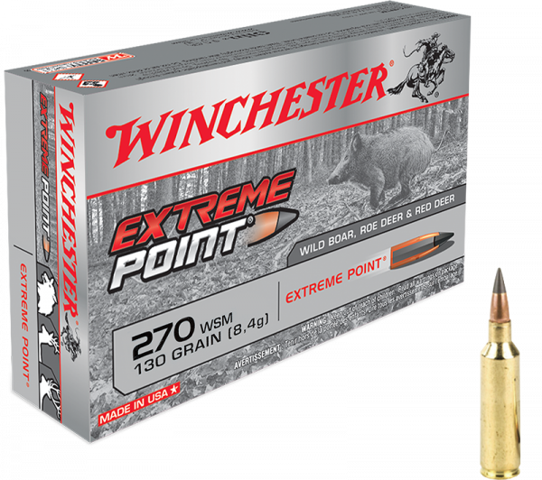 Winchester Extreme Point .270 WSM 130 grs Büchsenpatronen
