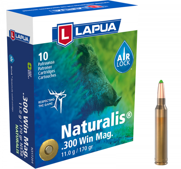 Lapua Naturalis .300 Win Mag 170 grs Büchsenpatronen