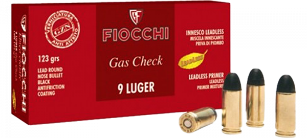 Fiocchi Classic 9mm Luger (9x19) LRN 123 grs Pistolenpatronen