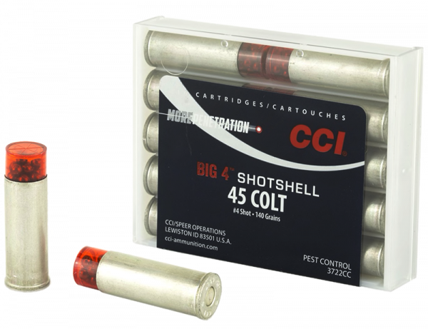 CCI Shotshell .45 Colt CCI Bleischrot Nr.4 140 grs Revolverpatronen