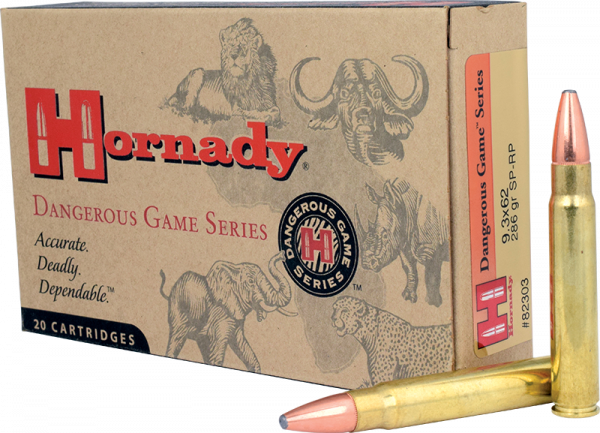 Hornady Dangerous Game 9,3x62 InterLock 286 grs Bchsenpatronen
