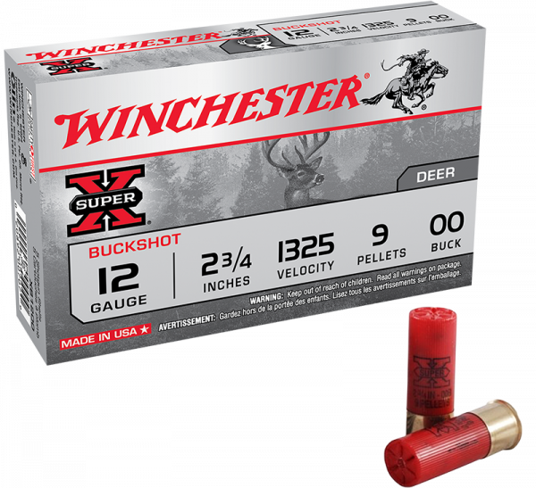 Winchester Super X Buckshot 12/70 32 gr Schrotpatronen