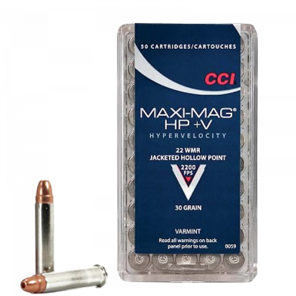 CCI Maxi Mag TNT .22 Win Mag JHP 30 grs Kleinkaliberpatronen