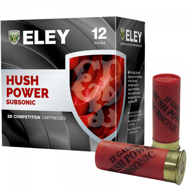 Eley Hawk Hush Power Subsonic Trap 12/67 28 gr Schrotpatronen