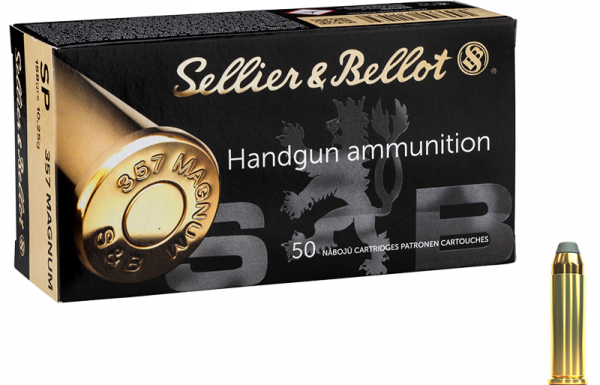 Sellier & Bellot Standard .357 Mag SJSP 158 grs Revolverpatronen 1