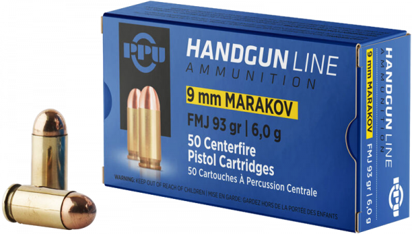 Prvi Partizan Handgun Line 9mm Makarov (9x18) FMJ 93 grs Pistolenpatronen