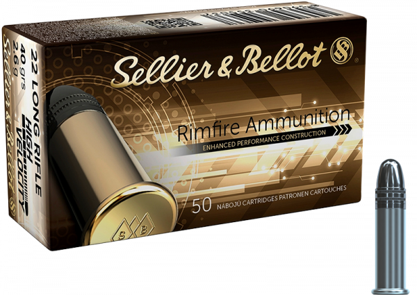 Sellier & Bellot HV .22 LR LRN 40 grs Kleinkaliberpatronen