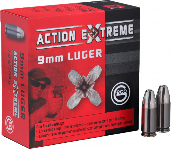 Geco Action Extreme 9mm Luger (9x19) GAE 108 grs Pistolenpatronen 