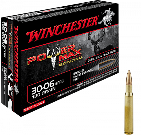 Winchester Power Max .30-06 Springfield 180 grs Büchsenpatronen