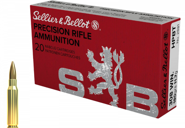 Sellier & Bellot Target Match .308 Win BTHP 180 grs Büchsenpatronen