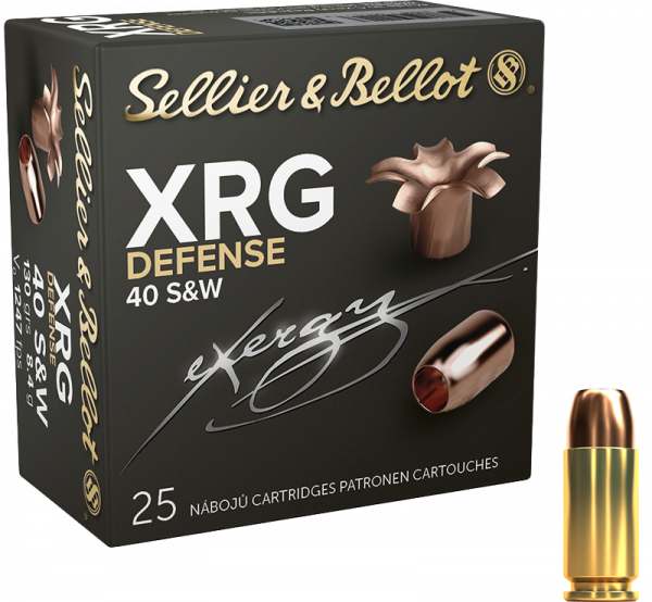 Sellier & Bellot XRG Defense .40 S&W XRG Defense 130 grs Pistolenpatronen 