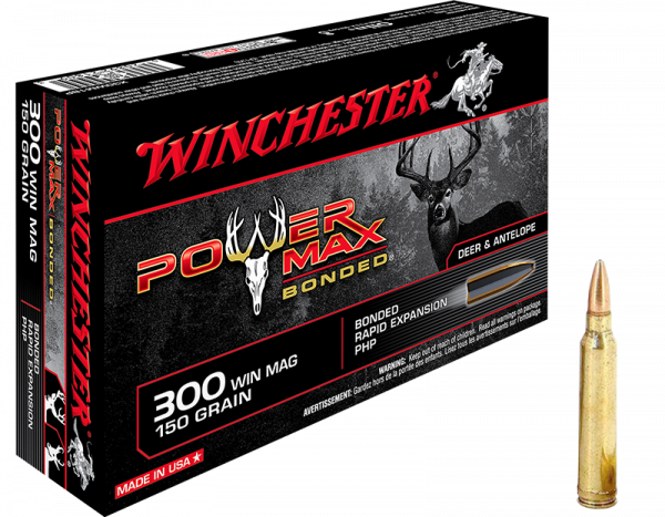 Winchester Power Max .300 Win Mag 150 grs Büchsenpatronen